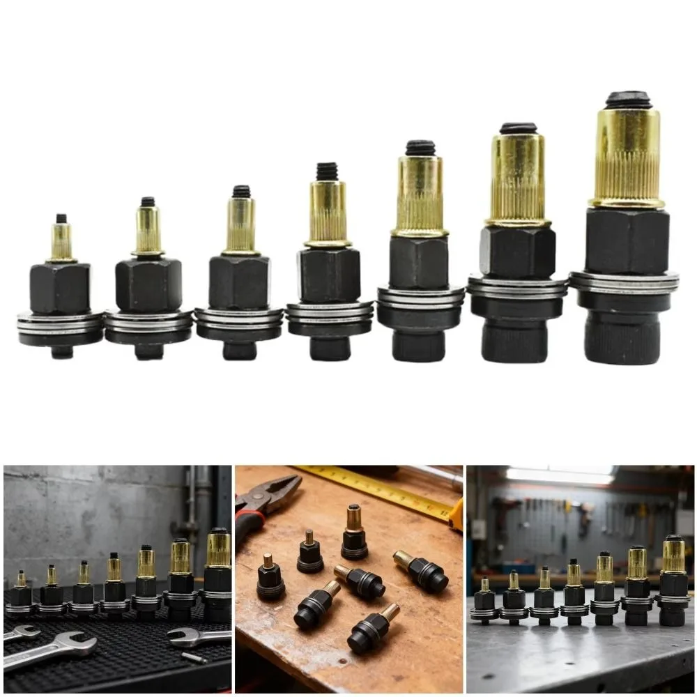 Carbon Steel Rivet Nut Tool Rustproof Head Rivet Nut Threaded Insert Tool Threaded Manual Rivet Nut Assortment Kit DIY Work