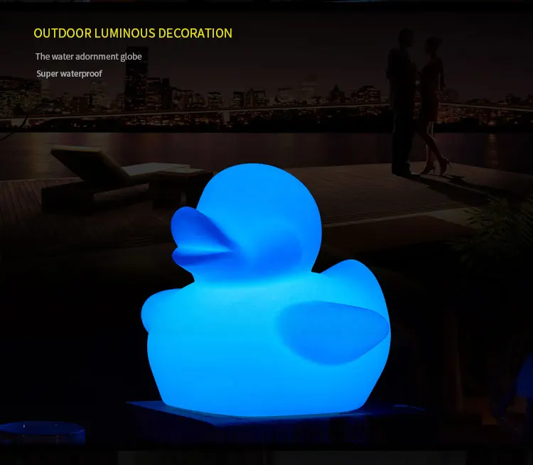 Mini lampes de Table LED avec jouet canard, veilleuses étanches IP65, pour chambre de bébé ou chambre à coucher, taille moyenne