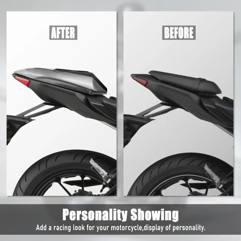 Motorcycle Rear Seat Cowl Cover for Yamaha FZ-07 MT07 2013-2016 Pillion Passenger Solo Seat Back Cover Fairing for FZ07 MT 07