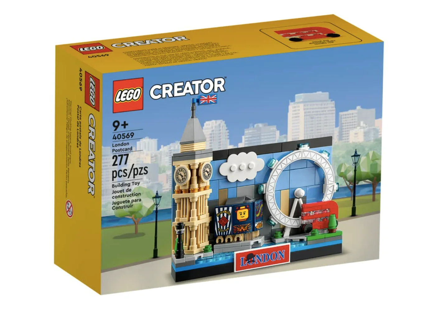 LEGO Creator LEGO® London Postcard Big Ben, Piccadilly Circus and the London Eye 40569