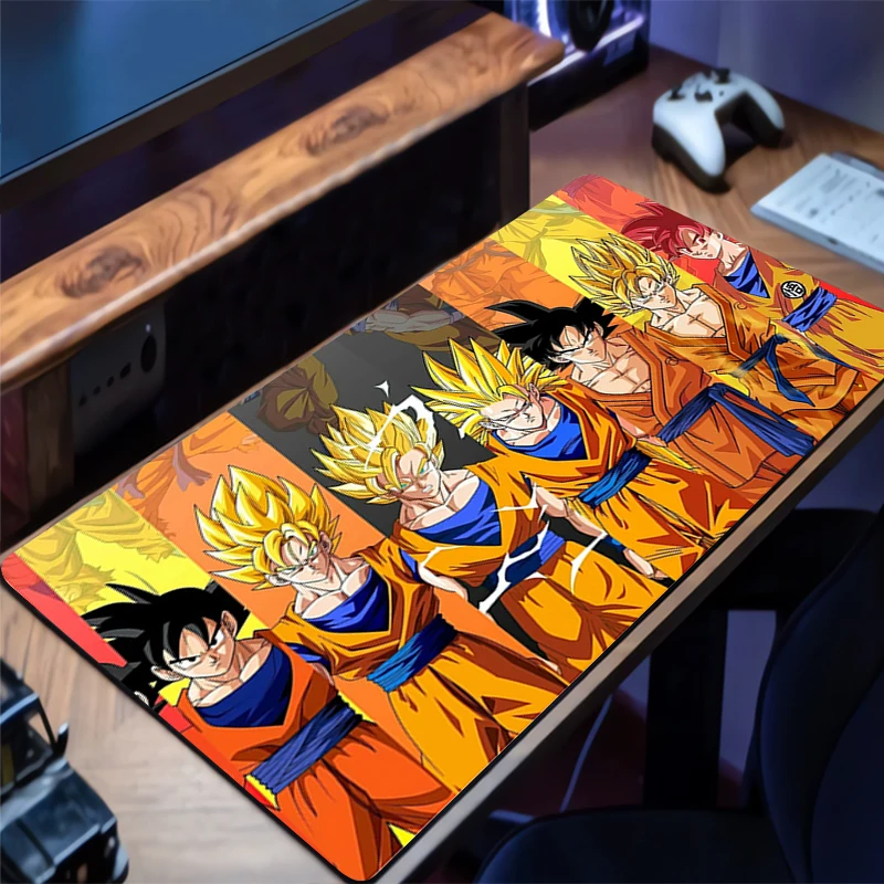 Tapis de souris Dragon Ball Anime XXL, grand tapis de souris pour gamer, tapis de clavier XXL, tapis de bureau PC, tapis souris
