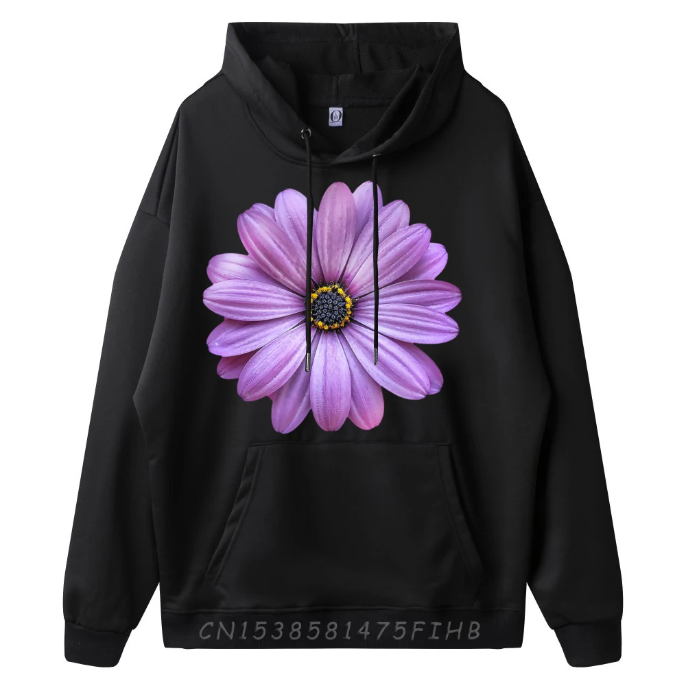 Pink Purple Flower Daisy Floral Design For Men Daisy Graphic Tees Men Mens Hoodie Aesthetic Pullover