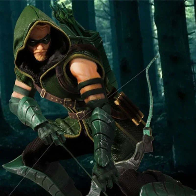 Hot Toys Anime Superheroes Green Arrow Oliver Queen Movable Joint Action Figure Collectible Model Children Gift Decor Toy