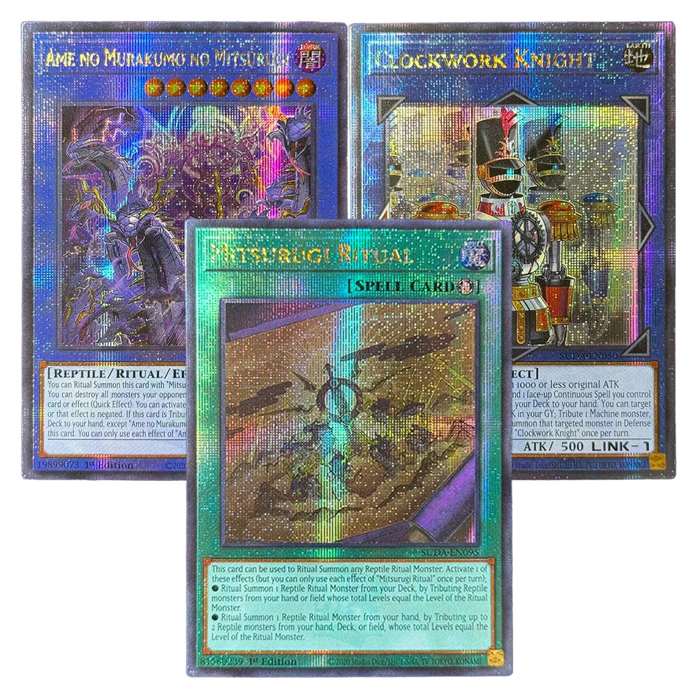 

Карты YuGiOh-QCScR Quarter Century Secret Редкие Ame no Murakumo no Mitsurugi Mitsurugi Ritual Clockwork Knight Supreme Darkness