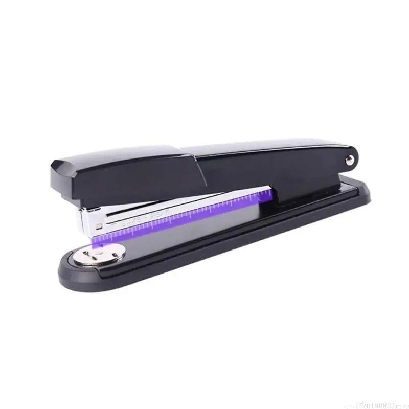 D5BB 25 Sheets Effortless Stapler Decorative Stapler Office Stapler Easy to Load Desk Stapler Plastic Stapler