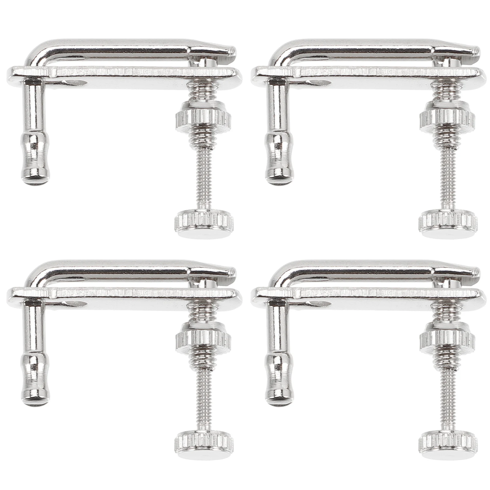 

4 Pcs Violin Trimmer Simple Tuner for Fine Tuning Beginner Silver Part Accessory Tuners Cell Phone