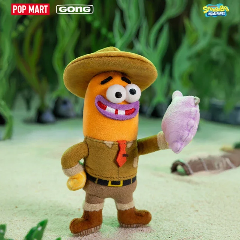 POP MART Bikini Bottom Buddies 2 Series: Сюрприз-бокс с оригинальными плюшевыми игрушками, фигурками и украшениями для дома