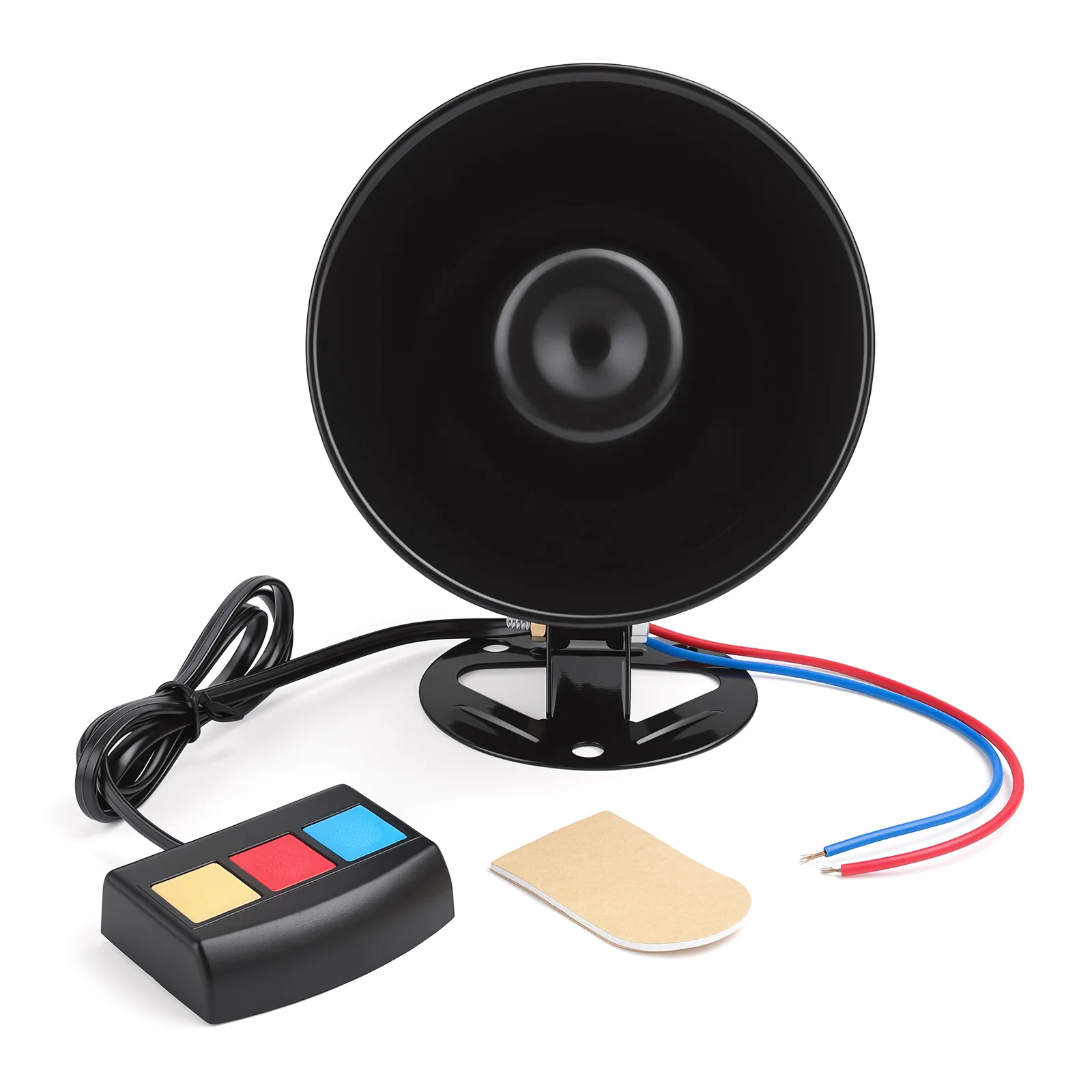 3 Siren Sounds Wired Loud Alarm Horn 110dB Outdoor Alarm Siren Exterior Sirena Alarma Speaker for Alarm Motorcycle 3 Tone Siren