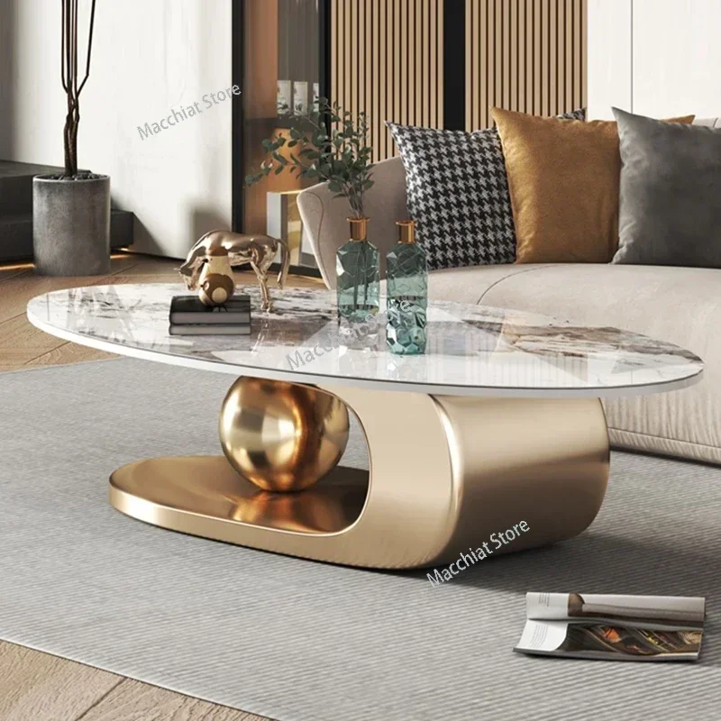 Nordic Living Room Coffee Tables Modern Design cor Oval   Minimalist Mesa  Centro  Sala Home Furniture