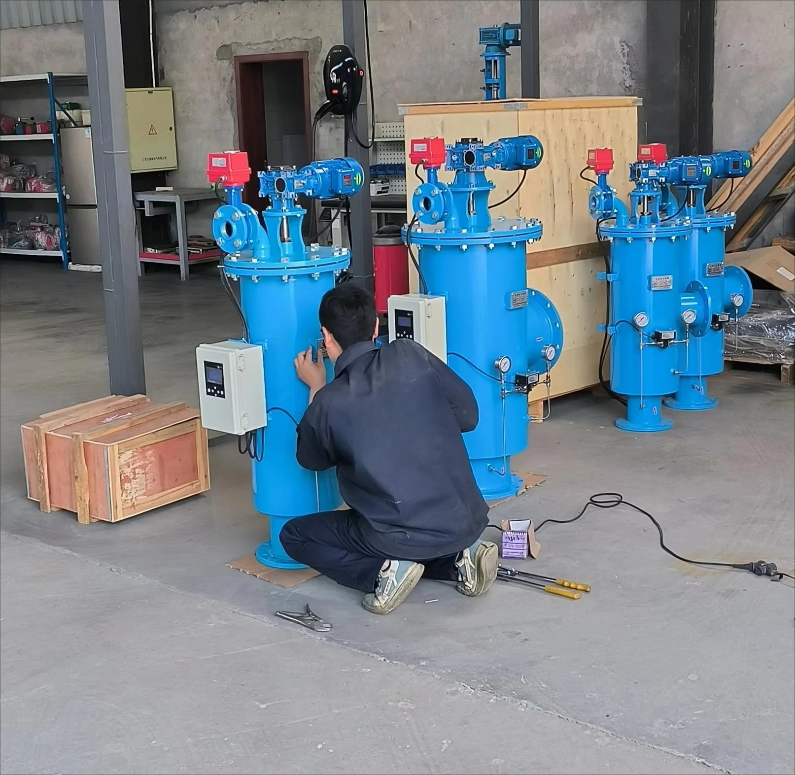 التناضح العكسي التنظيف التلقائي معالجة المياه الصناعية نظام تنقية المياه