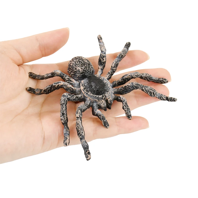 Realistic Spider Insect Tricky Prank Joke Toys Halloween Party Home Decoration Horror Props Plastic Artificial Spider Kids Gift