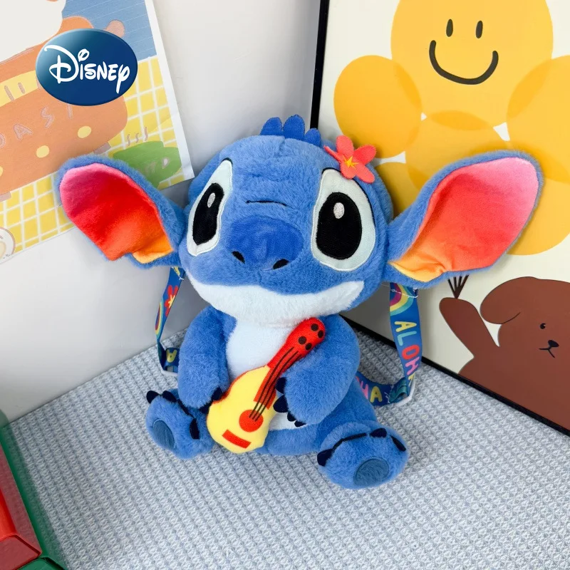 

Disney Stitch New Plush Backpack Cartoon Cute Children's Plush Shoulder Bag Fashionable Children's Plush Backpack High Quality