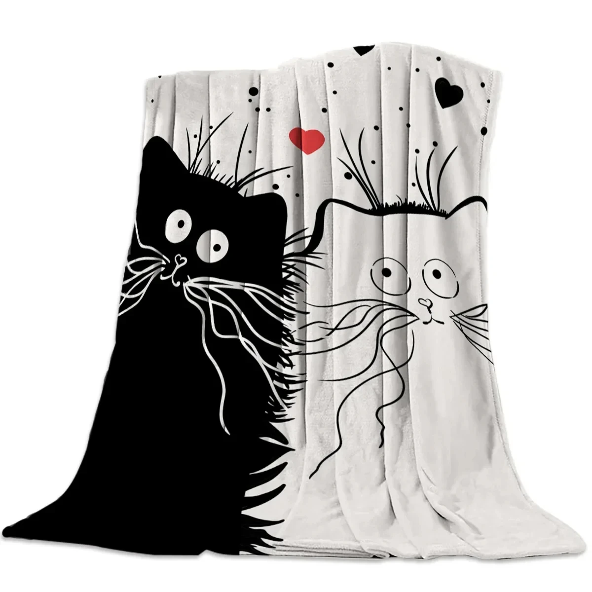 

Фланелевое одеяло с милым котом для кровати, дивана, портативные мягкие флисовые одеяла, забавные плюшевые покрывала Queen King Twin Size