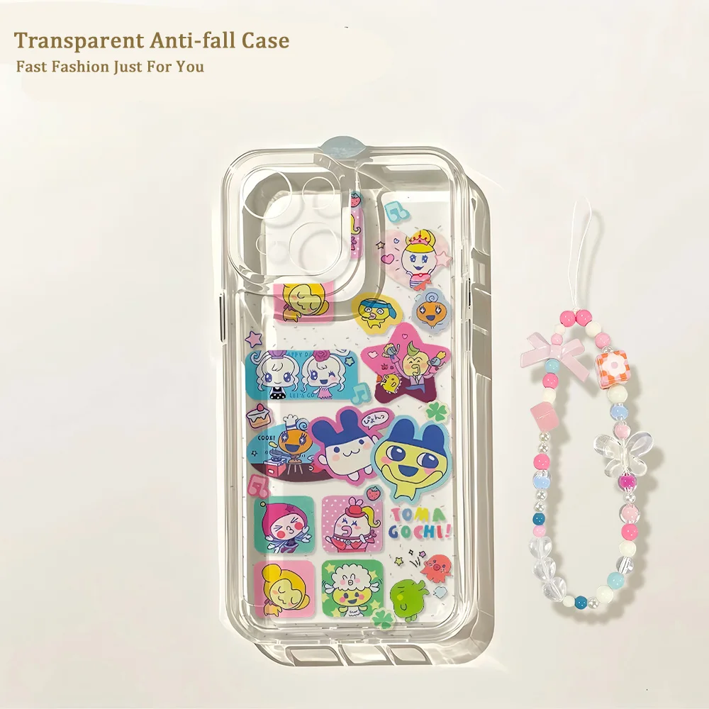 Cartoon Role Tamagotchi Dog Etui na telefon Samsung Galaxy A55 A35 A25 A15 A05s A54 A24 A14 A06 A13 A53 A33 A23 4G 5G Back Cover