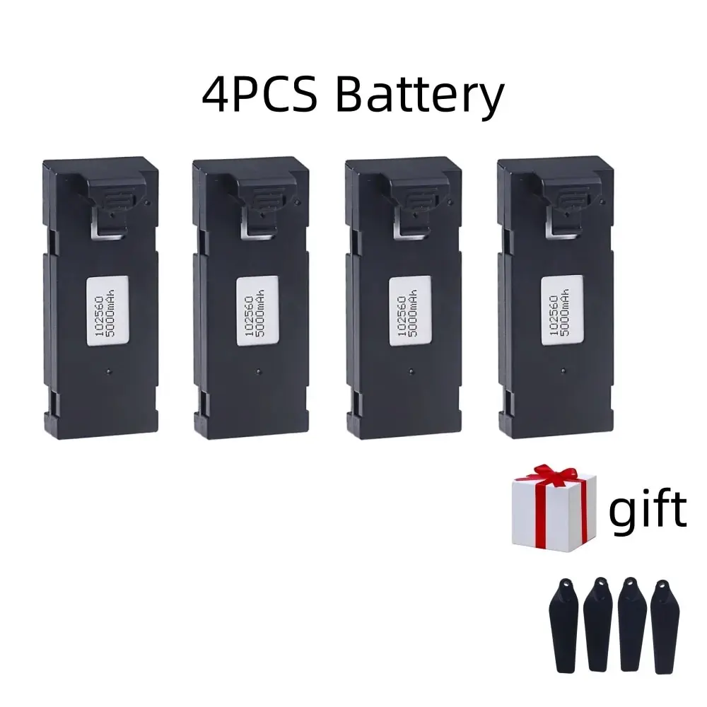 Upgrade 5000mAh E88 Batterij 3.7V Batterij Voor E88 E88PRO E99 E525 P1 K3 P10 A13 S98 RC Drone RC quadcopter Onderdelen Batterij