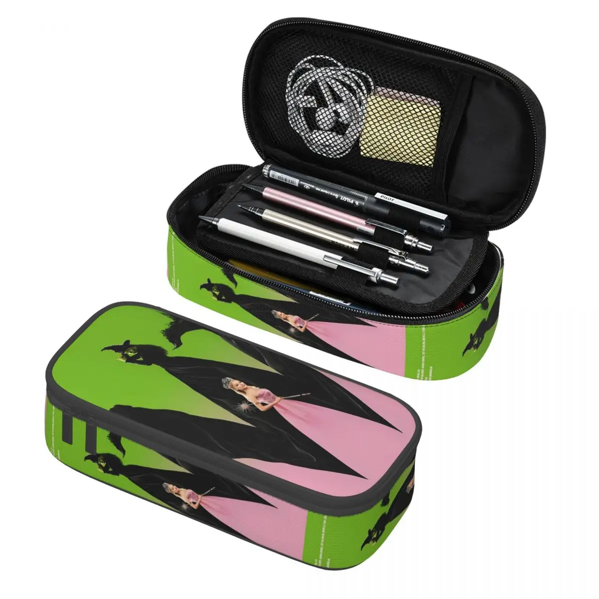 

Custom W-Wickeds Kawaii Pencil Cases Girl Boy Large Capacity Musical Movie Magic Movie Pencil Bag School Accessories