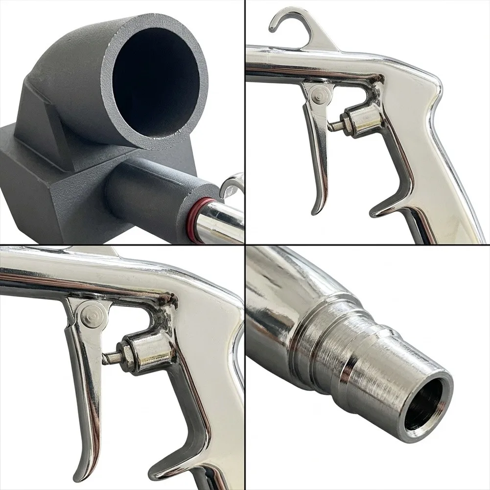 Pneumatic Vacuum Blower Tool for Vehicle Cleaning Supporting Both 32mm and 44mm Vacuum Hose Connections for Broad Compatibility