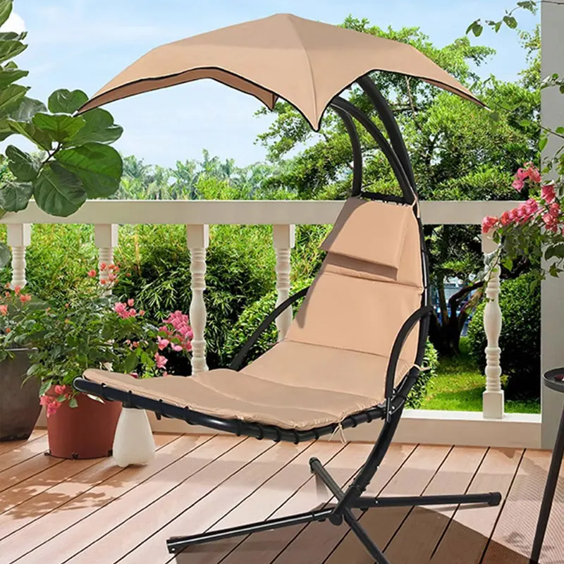 

Подвесной стул для сада на открытом воздухе, ленивый гамак, живописная зона в парке, подвесная корзина в форме полумесяца для отдыха