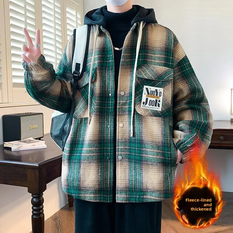 

Куртка-бомбер Thiened Fce для мальчиков, осенне-зимняя, с капюшоном, школьная, из хлопка, для подростков