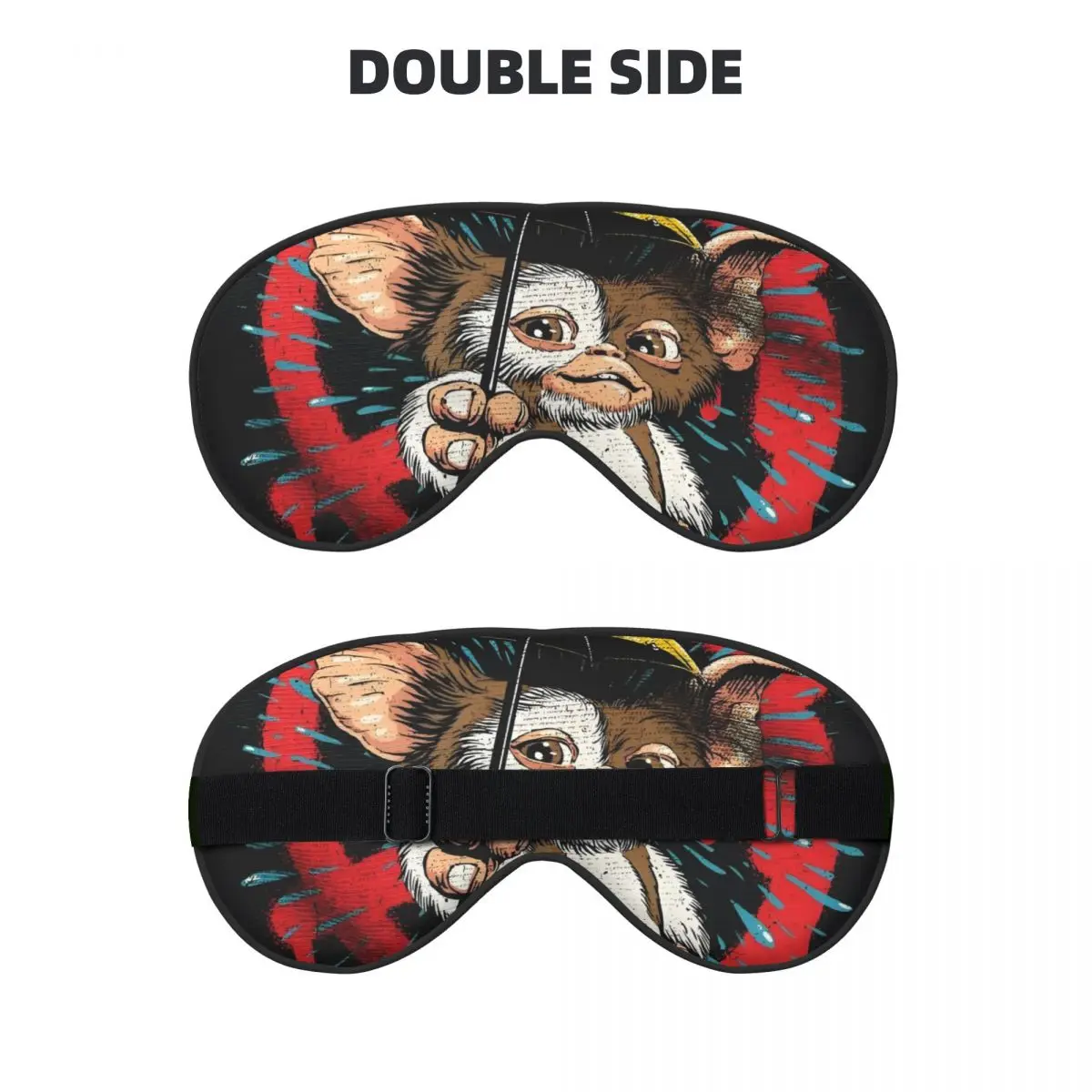 G-Gremlinses أقنعة العين الناعمة اثنين من الجانبين موغواي الوحش الرعب الرجعية الخيال العلمي الغمامة للفندق الإبداعية كتلة خارج بقع العين الخفيفة