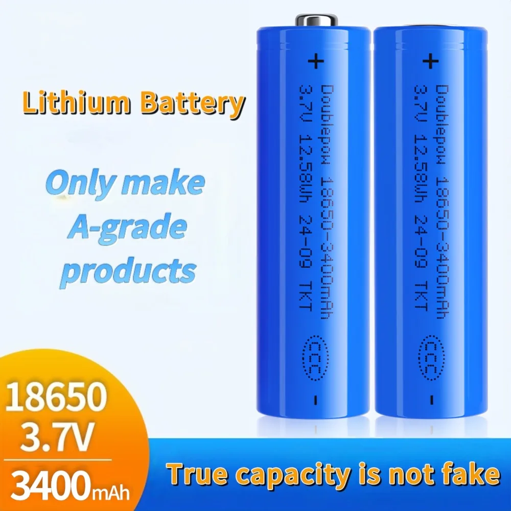 

18650 аккумуляторная батарея 3,7 В 3400 мАч 18650 литиевая батарея зарядное устройство для фонарика кислородные насосы умные мусорные банки бритвы игрушки