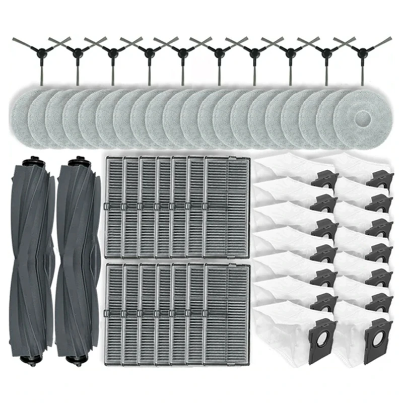 

Y26A Новый для Dreame L10s Pro Ultra Heat, Dreame Bot X30 Ultra/X30 Pro, S10 Pro Ultra Детали Основная боковая щетка Фильтр Мешки для пыли
