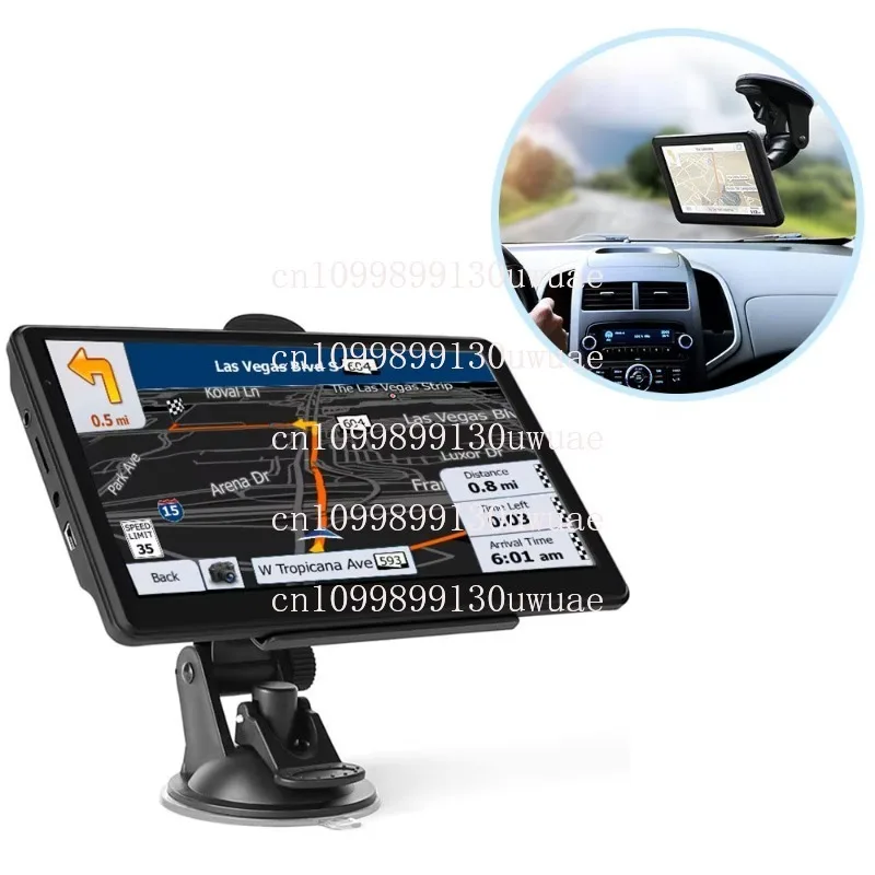 

7 Inch High Definition Universal Touch Screen Ultra-thin Truck Global Positioning System Multimedia 8G Portable