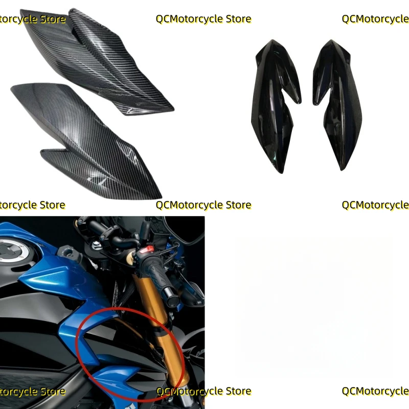 

Bright Black Radiator Side Cover Cap Panel Fairing Guard Cover Fit for Suzuki GSX-S750 GSXS750 GSXS 750 2017 2018 2019 2020 2021