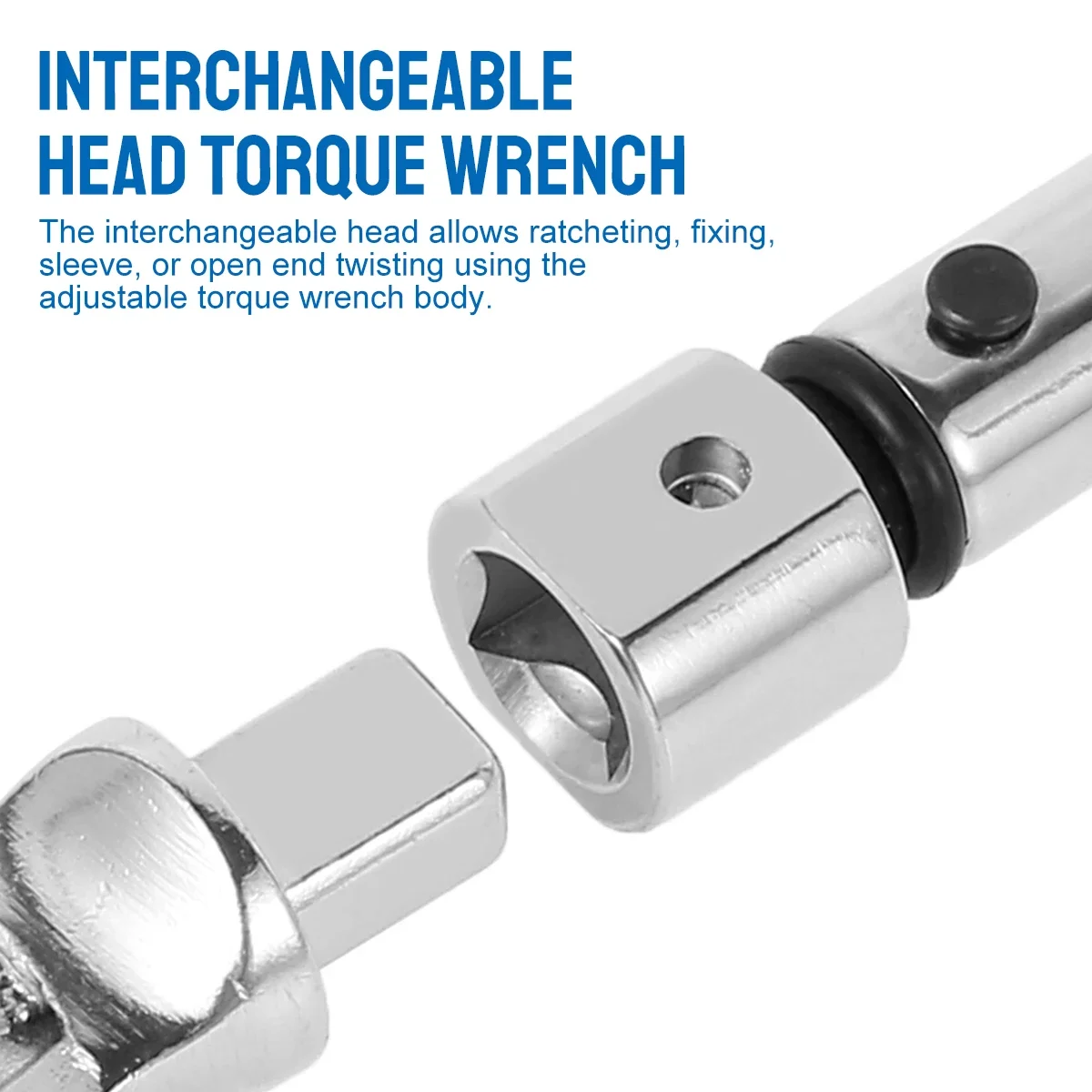 Imagem -03 - Chave de Torque Ajustável Digital Aço Open End Cabeça Intercambiável Chave Inglesa Ferramentas Manuais para Bicicleta Reparação de Carro