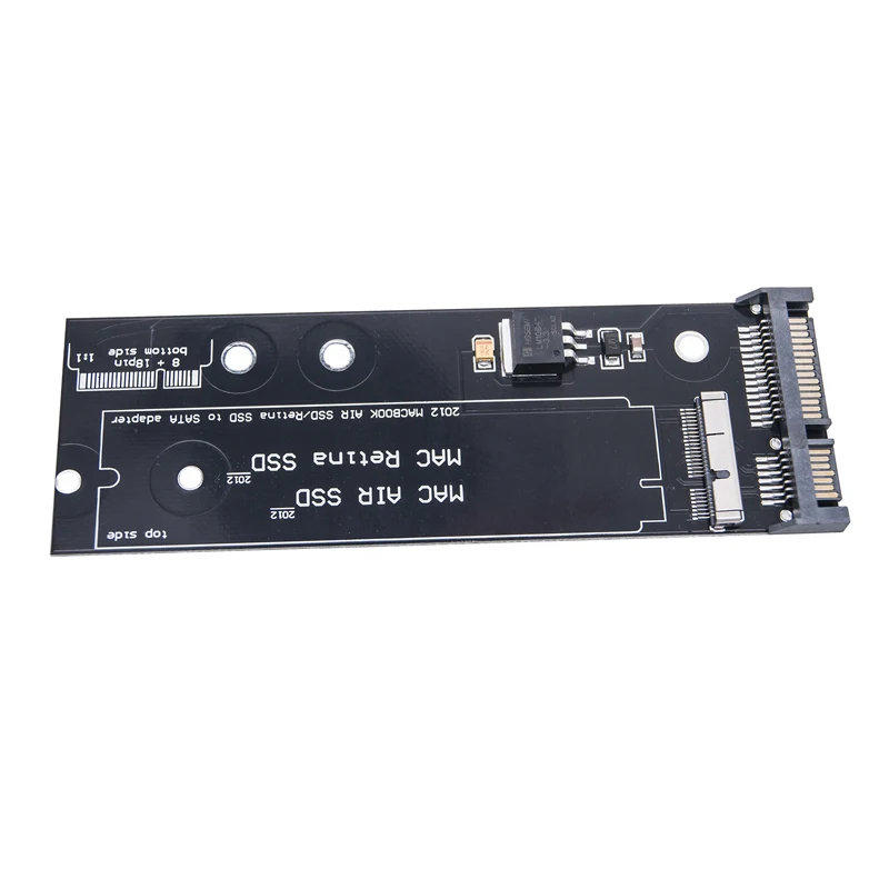 

NEW Riser Board Converter MAC 2012 to SATA 3.0 6Gbps Adapter Card 7+17Pin SSD Support Macbook Air RETINA A1465/A1466/A1435/A1436