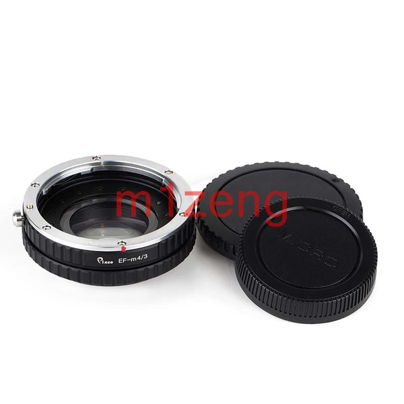 

adjust Aperture Focal Reducer Speed Booster Turbo adapter for canon eos Lens to m43 GF7 gx8 E-PL6/5 GX7 gh5 EM5 EM1 em10 camera