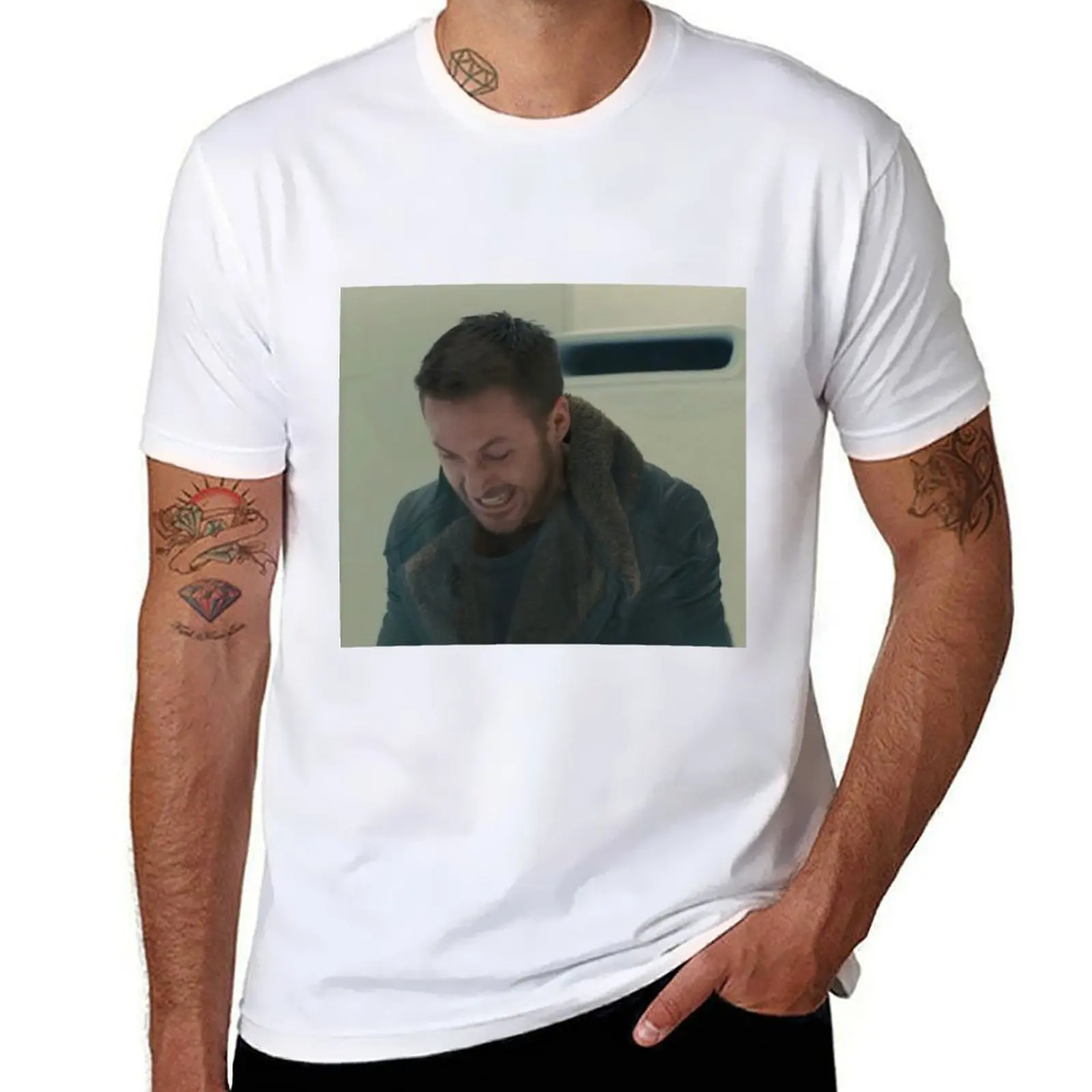 

Ryan Gosling Screaming T-Shirt Casual All Match Tee Shirt for Men