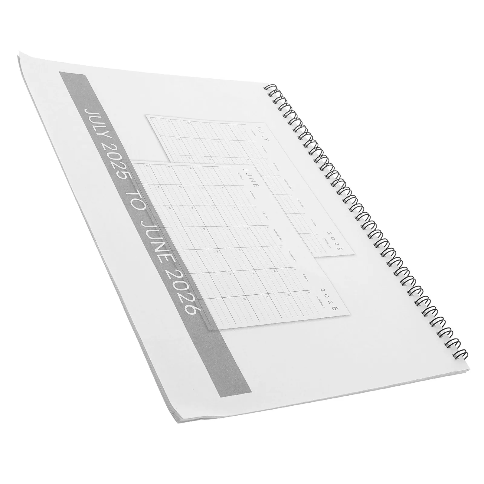 

Минималистичный настенный календарь-планировщик на 2026 год, вертикальный, ежемесячный, для офиса, бумажный, подвесной