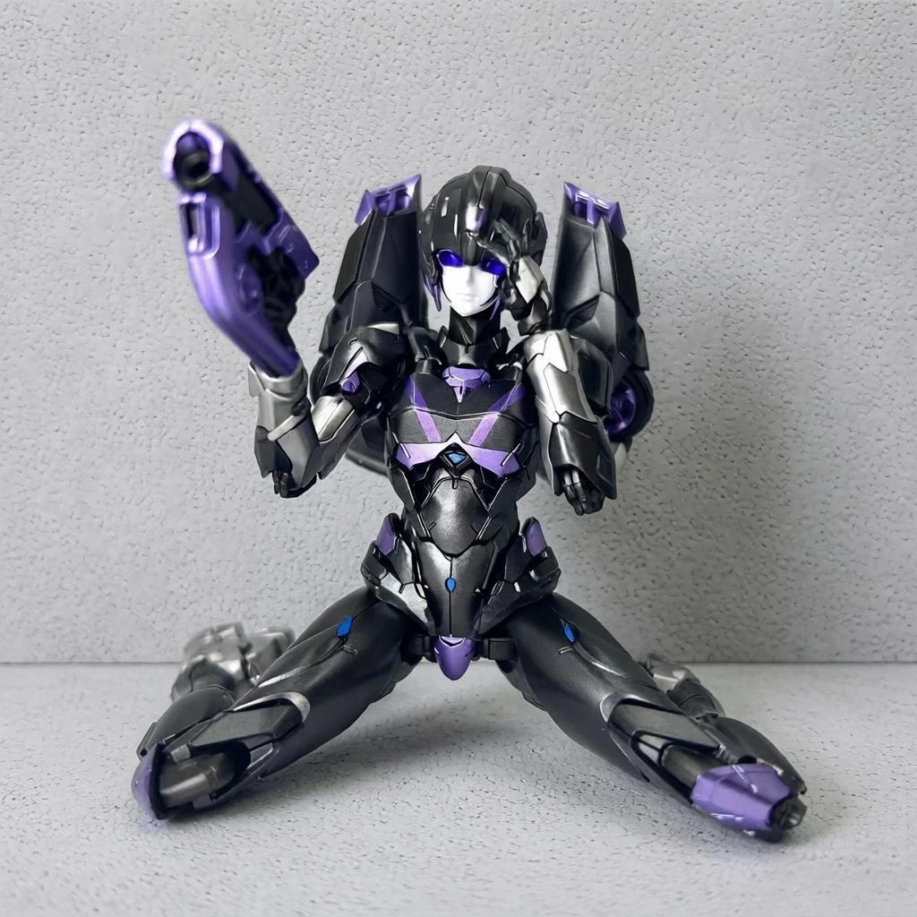 Transforming Robot Toy MD002B Dark Arcee MD002 Arcee Glue Free Assembling Model Action Figure Anime Hobbies Fantoys Gift view 3