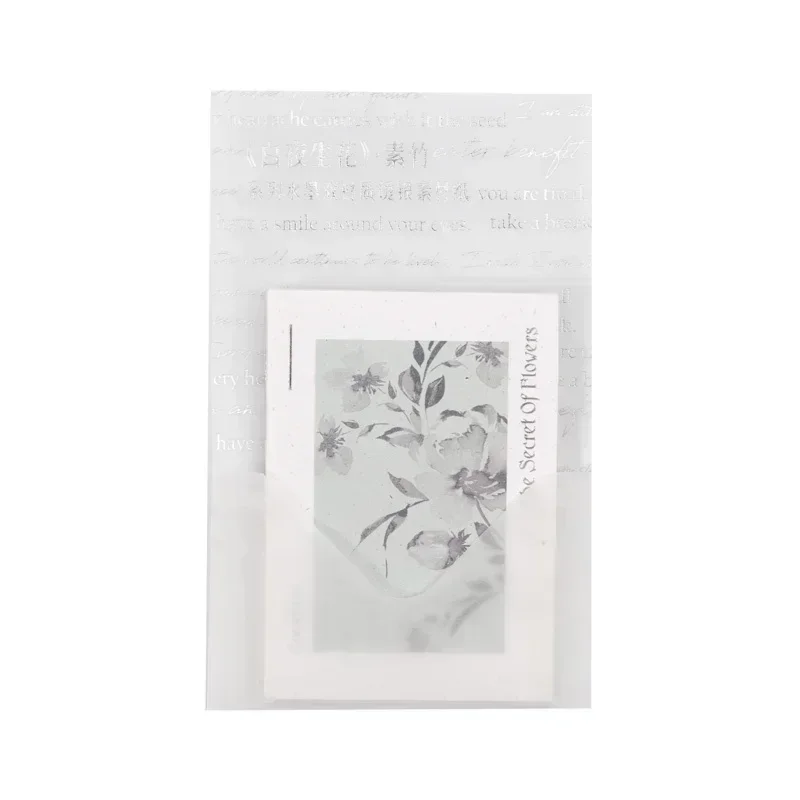 

20Sheets Flowers Material Paper White Night Wild cyanotic blue Notebooks Crafts Handbook Writing Scrapbooking 85*161MM