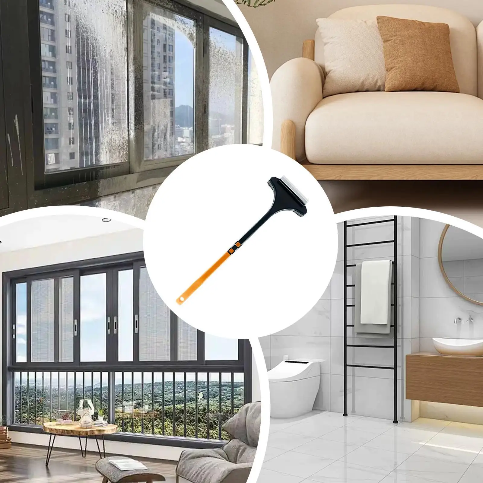 Household Window Screen Dust Brush Net No disassembly washing required Wiper sand net dust removal cleaning brush glass wiping