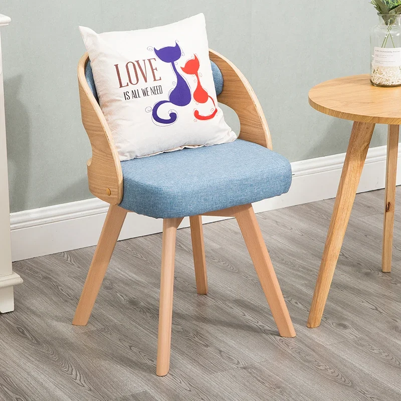 Living Room Wood Dining Chairs Garden Vintage Ergonomic Unique Chairs Minimalist Adults Meubles De Salon Interior Decorations image 5