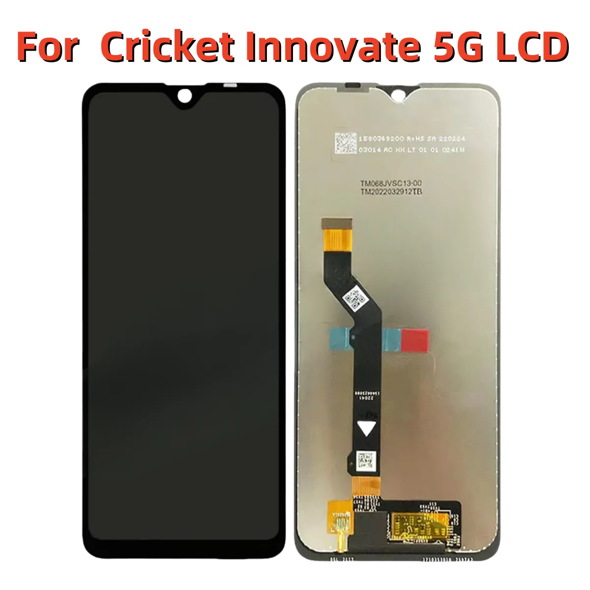 For Cricket Dream Innovate 5G EC211004 LCD Display Touch Screen Sensor Digitizer Full Assembly Repair Replacement Parts ﻿