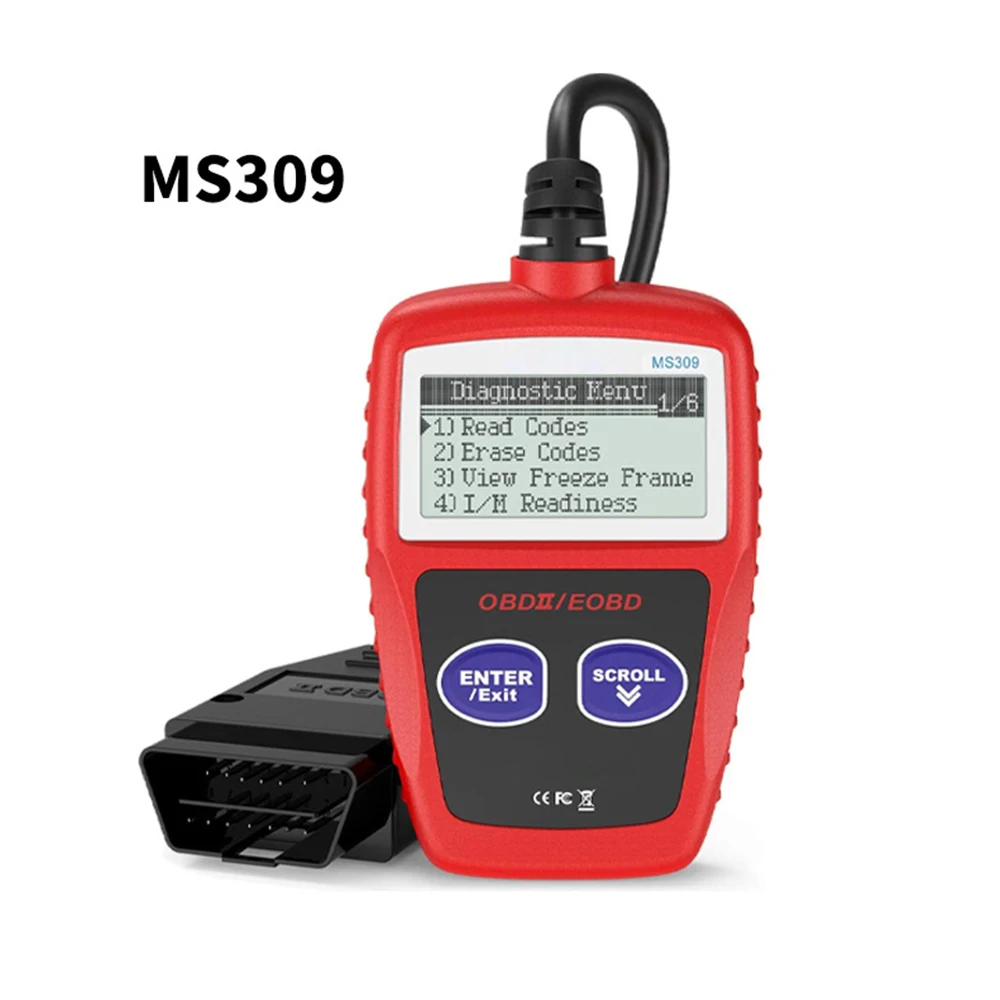 

MS309 VS ELM327 Code Reader Auto Diagnostic Tool MS 309 Multi-language OBD 2 Car CAN BUS Diag Engine OBD2 Scanner MS309