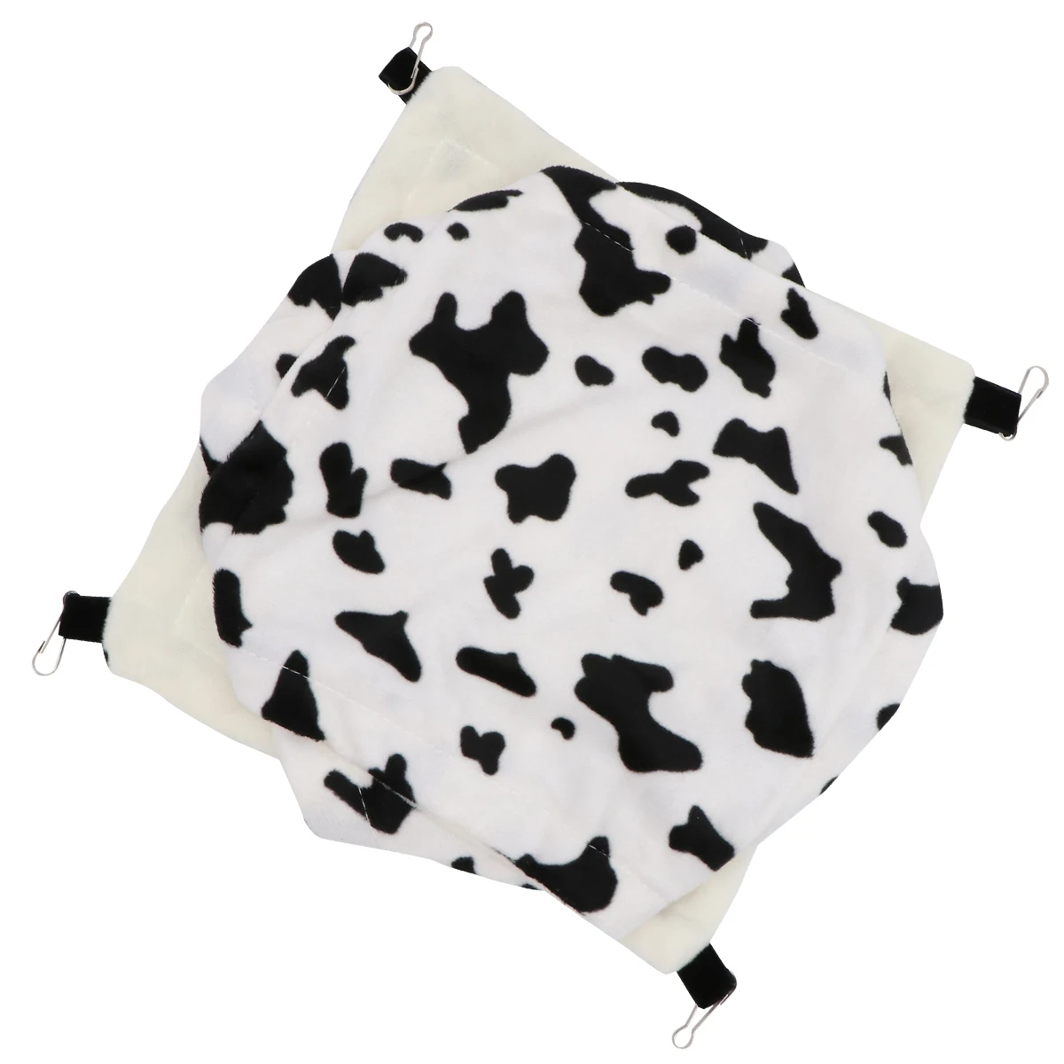 

Warm Pet Bed Animal Hanging Nest Dairy Cow Print Strong Load-Bearing Pet Supplies For Sugar Glider Squirrel Small Size