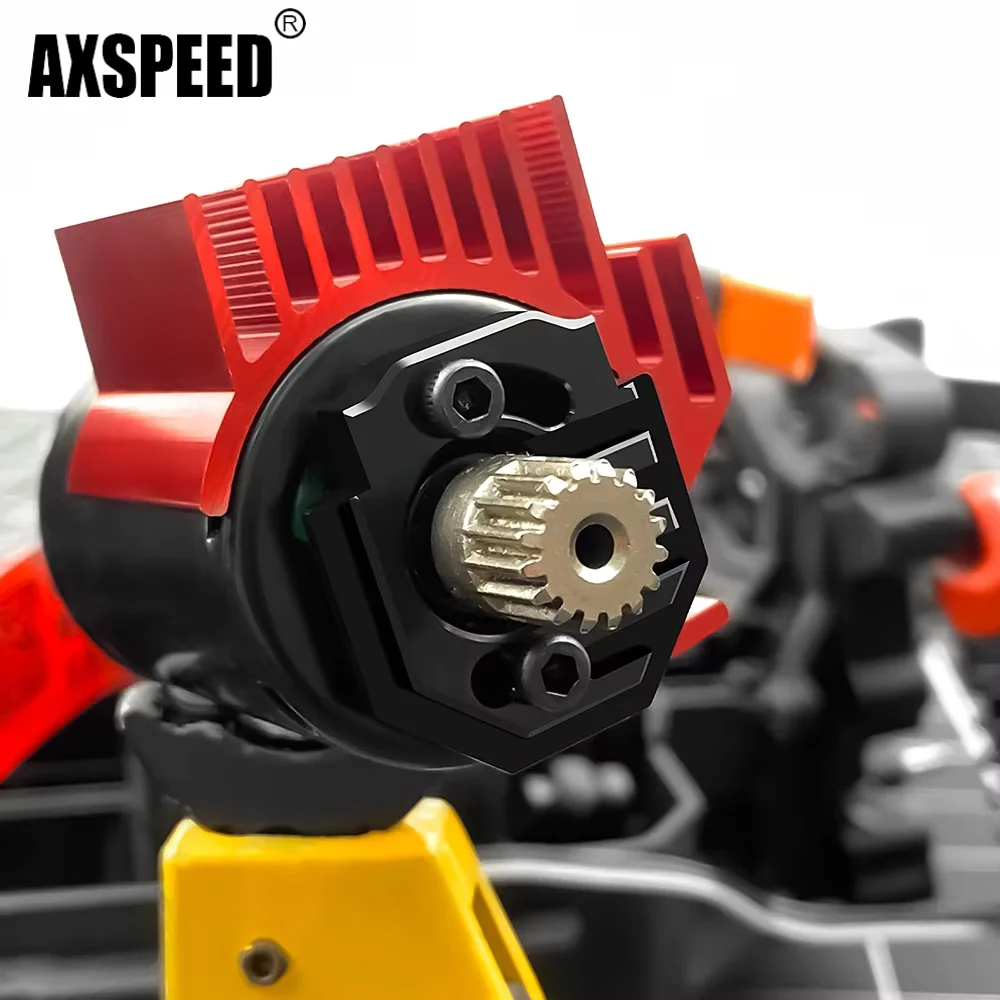 Support de moteur AXSPEED 7075 avec vis pour voiture RC 1/14 Mojave Grom Mega 380/18 Granite Grom Typhon Grom, pièces de mise à niveau