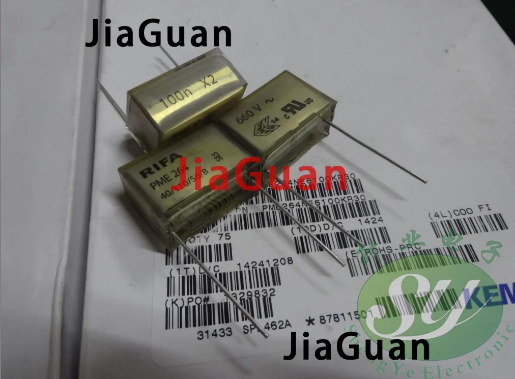

2PCS free shipping EVOX RIFA PME264NE6100KR30 0.1UF 660VAC P26.5 100NF u1 104 NEW KEMET PME264 104/660VAC 100nF/660vac