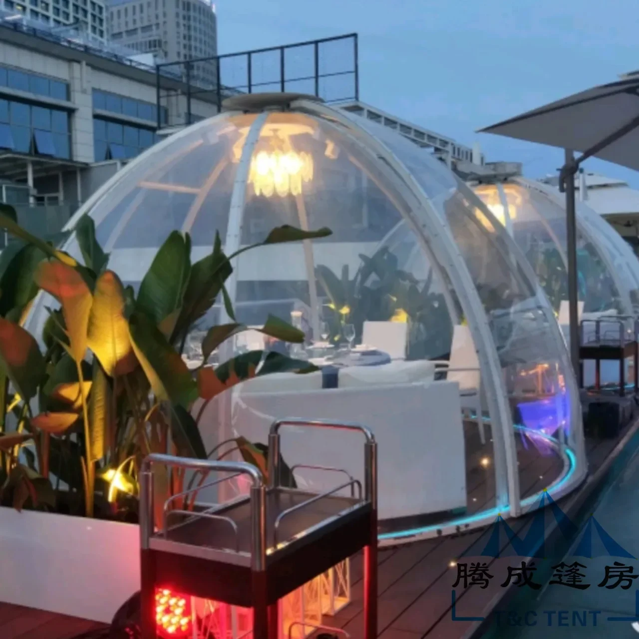 

Transparent PC Starry Sky Bubble Spherical Glass House Tent Hotel Wild Luxury Internet Celebrity Photo Punch Restaurant Camping