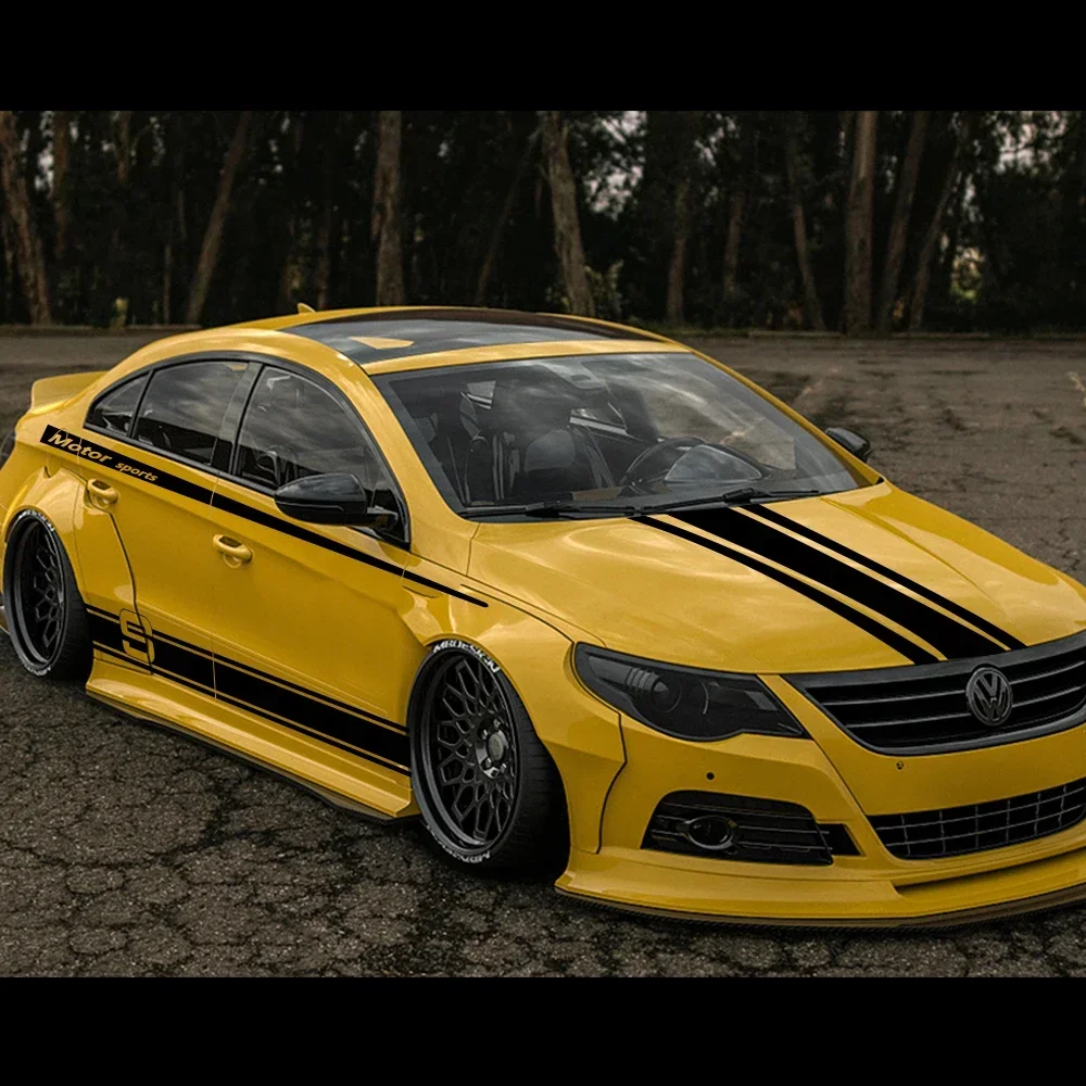 

Car Stickers Hood Cover Roof Side Decal For Audi BMW Volkswagen Golf Ford Lada Lexus Toyota Motor Sports Auto Tuning Accessories