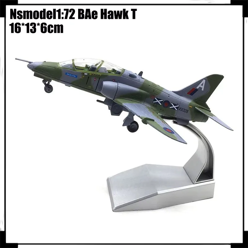 Die Cast Alloy Aircraft Model 1:72 British Bae Hawk T Eagle Trainer Aircraft Alloy Military Aircraft Model Collection Gift