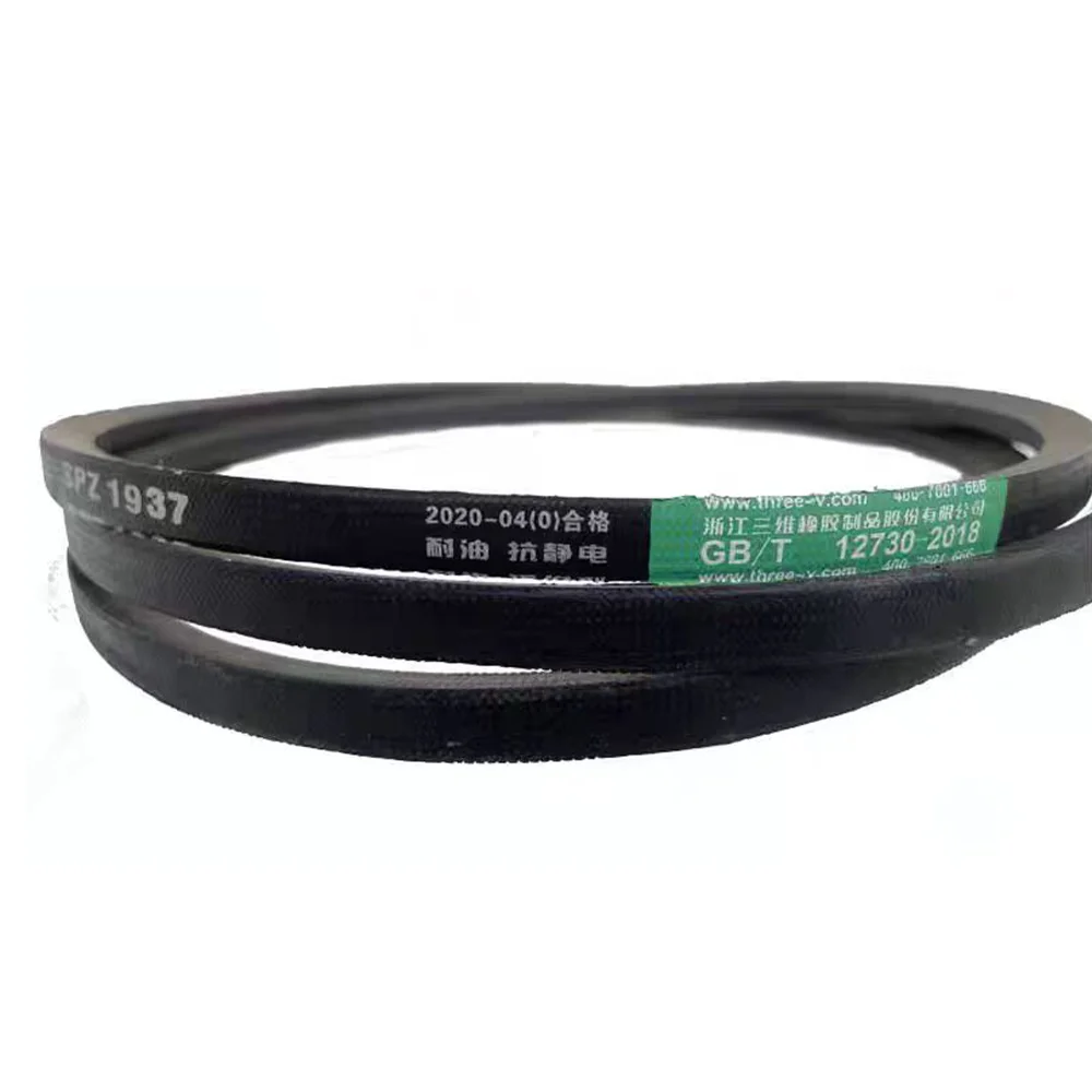 Type SPZ 3V Rubber V Belt Narrow Transport Strap Drive Conveyor Belts Outer circumference: 487mm-987mm