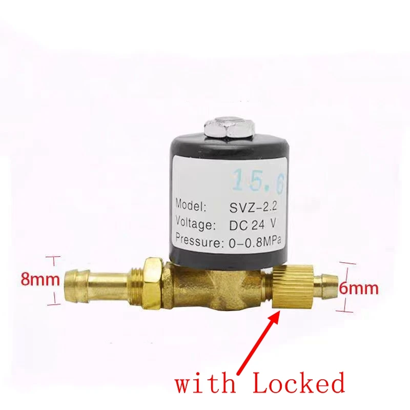 VZCT-2.2 DC24V /AC24V /AC36V/ AC220V 2 Way Solenoid Valve 0-0.8Mpa For Argon arc Welding Machines