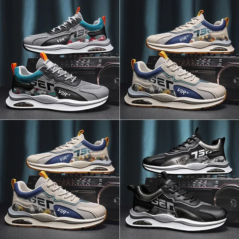 Air Cushion Safety Mesh Shoes Men Women Work Sneakers Lightweight Breathable Men Work Shoes Safety Work Boots Anti-Puncture