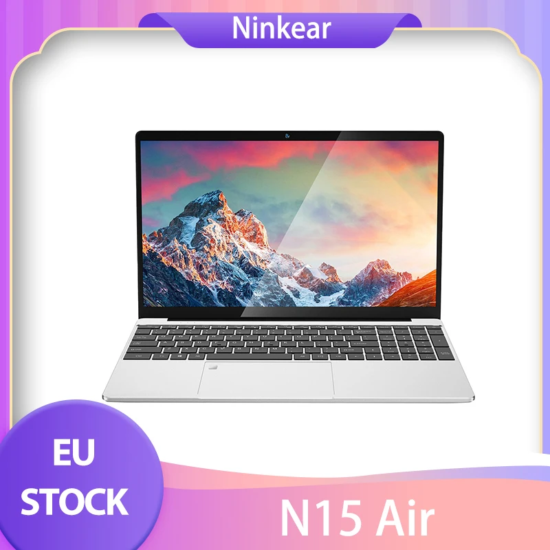 Ninkear N15 Air Laptop, 15.6'' 1920*1080 IPS Screen, Intel N95 4 Cores 3.4GHz, 16GB RAM 512GB SSD, Dual Band WiFi Bluetooth 4.2