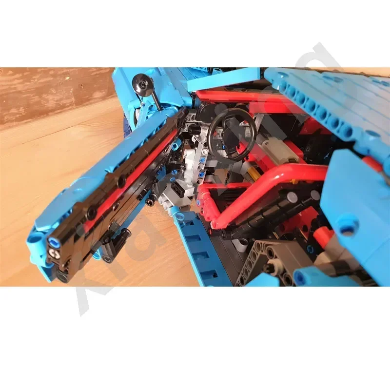 MOC-75495 جديد Supercar SS'68 سيارة رياضية اللبنات نموذج • 2766 أجزاء تعليمية للأطفال أطفال مخصصة لعبة عيد ميلاد هدية #6